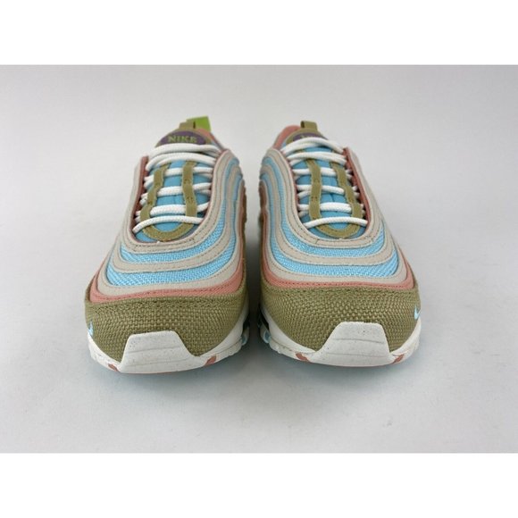 Nike Air Max 97 SE Sun Club Womens Sneakers Shoes Blue White Pink Tan DQ4126 400 - Picture 8 of 12